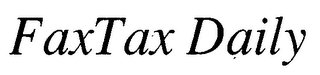 FAXTAX DAILY logo