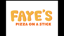 FAYE'S PIZZA ON A STICK logo
