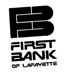 FB FIRST BANK OF LAFAYETTE logo