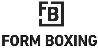 FB FORM BOXING logo