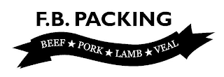 F.B. PACKING BEEF PORK LAMB VEAL