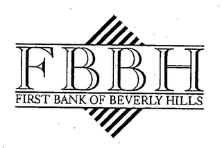 FBBH FIRST BANK OF BEVERLY HILLS logo
