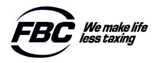 FBC WE MAKE LIFE LESS TAXING logo