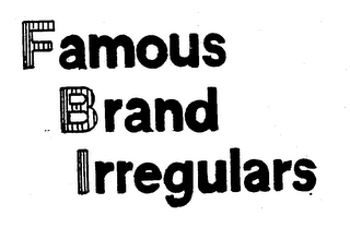 FBI FAMOUS BRAND IRREGULARS logo