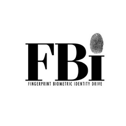 FBI FINGERPRINT BIOMETRIC IDENTITY DRIVE logo