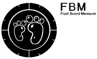 FBM FOOT BOARD MEASURE logo