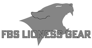 FBS LIONESS GEAR logo