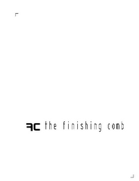 FC THE FINISHING COMB logo