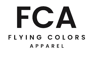FCA FLYING COLORS APPAREL logo
