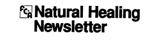 FC&A NATURAL HEALING NEWSLETTER logo