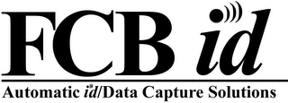 FCB ID AUTOMATIC ID/ DATA CAPTURE SOLUTIONS logo