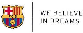 FCB WE BELIEVE IN DREAMS logo