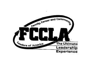 FCCLA FAMILY CAREER AND COMMUNITY LEADERS OF AMERICA THE ULTIMATE LEADERSHIP EXPERIENCE logo