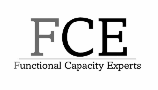 FCE FUNCTIONAL CAPACITY EXPERTS logo
