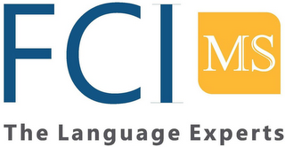 FCI MS THE LANGUAGE EXPERTS logo