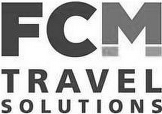 FCM TRAVEL SOLUTIONS logo