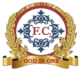 FCOOLJC F.C. GOD IS ONE logo