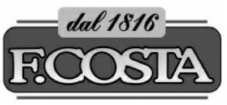 F.COSTA DAL 1816 logo