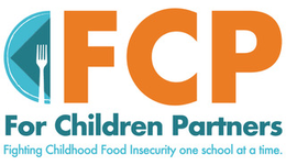 FCP FOR CHILDREN PARTNERS FIGHTING CHILDHOOD FOOD INSECURITY ONE SCHOOL AT A TIME. logo
