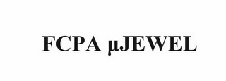 FCPA µJEWEL logo