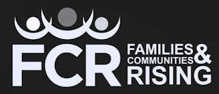 FCR FAMILIES & COMMUNITIES RISING logo