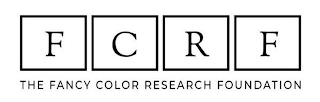FCRF THE FANCY COLOR RESEARCH FOUNDATION logo