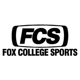 FCS FOX COLLEGE SPORTS logo