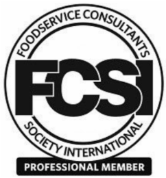 FCSI FOODSERVICE CONSULTANTS SOCIETY INTERNATIONALPROFESSIONAL MEMBER logo
