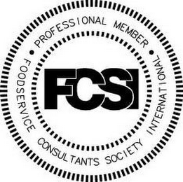 FCSI · PROFESSIONAL MEMBER · FOODSERVICE CONSULTANTS SOCIETY INTERNATIONAL logo