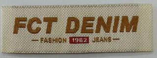 FCT DENIM FASHION 1982 JEANS logo