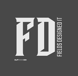 FD FIELDS DESIGNED IT logo