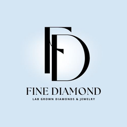 FD FINE DIAMOND LAB GROWN DIAMONDS & JEWELRY logo