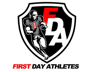 FDA FIRST DAY ATHLETES logo