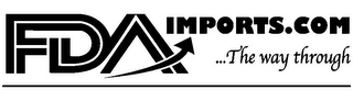 FDA IMPORTS.COM ...THE WAY THROUGH logo