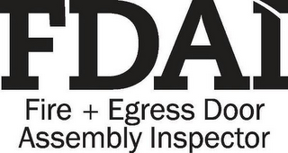 FDAI FIRE + EGRESS DOOR ASSEMBLY INSPECTOR logo