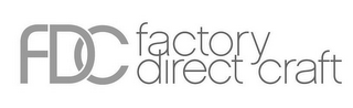 FDC FACTORY DIRECT CRAFT logo