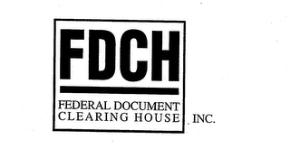 FDCH FEDERAL DOCUMENT CLEARING HOUSE INC. logo