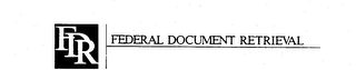 FDR FEDERAL DOCUMENT RETRIEVAL logo
