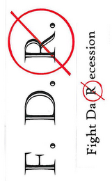 F.D.R. FIGHT DA RECESSION logo