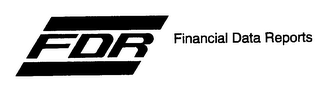 FDR FINANCIAL DATA REPORTS logo