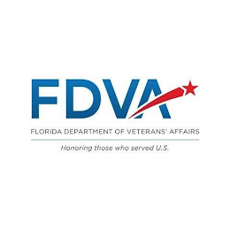 FDVA FLORIDA DEPARTMENT OF VETERANS' AFFAIRS HONORING THOSE WHO SERVED U.S. logo
