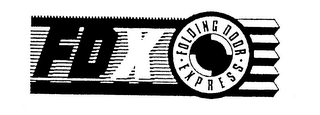 FDX FOLDING DOOR EXPRESS logo