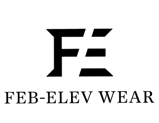 FE FEB-ELEV WEAR logo