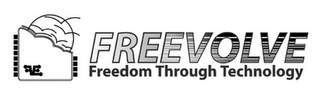 FE FREEVOLVE FREEDOM THROUGH TECHNOLOGY logo