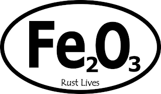 FE2O3 RUST LIVES logo