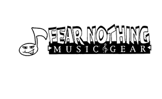 FEAR NOTHING MUSIC GEAR logo