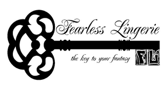 FEARLESS LINGERIE THE KEY TO YOUR FANTASY FL logo