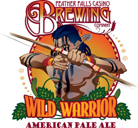 FEATHER FALLS CASINO BREWING COMPANY WILD WARRIOR AMERICAN PALE ALE logo