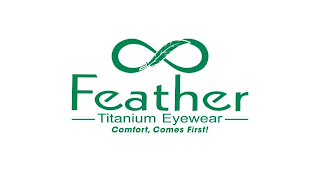 FEATHER TITANIUM EYEWEAR COMFORT, COMES FIRST! logo