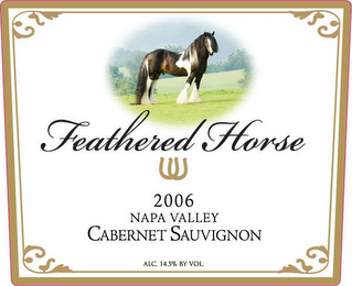 FEATHERED HORSE 2006 NAPA VALLEY CABERNET SAUVIGNON logo